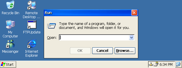 Windows CE .net 4.1 Run